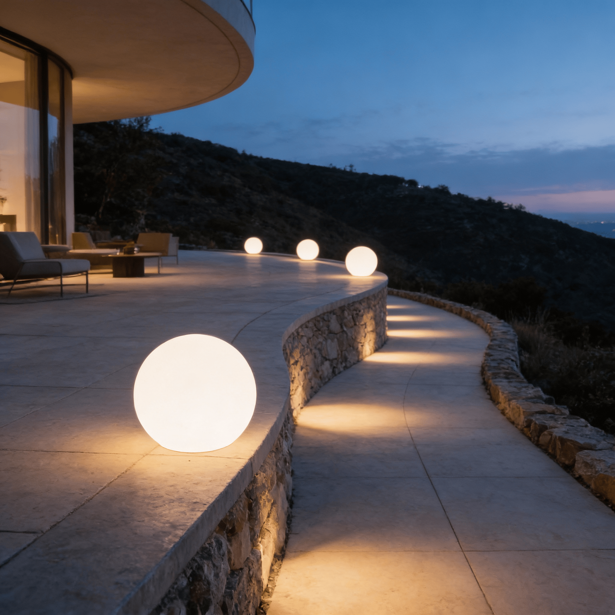 Portable LED Orb Lamp with Remote Control 4-Color Modes 10-20 in Rechargeable Cordless Sphere Light for Living Room Bedroom Bedside Nightsta | Thomler