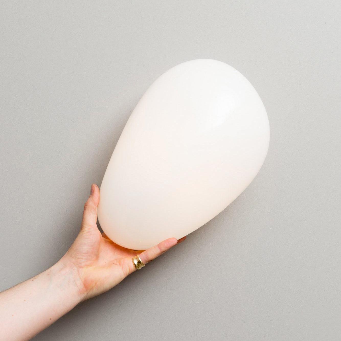 Pebble Glass Wall Lamp 8.6 in LED Indoor Wall Ceiling Light Sculptural Modern Fixture Ambient Lighting | Thomler