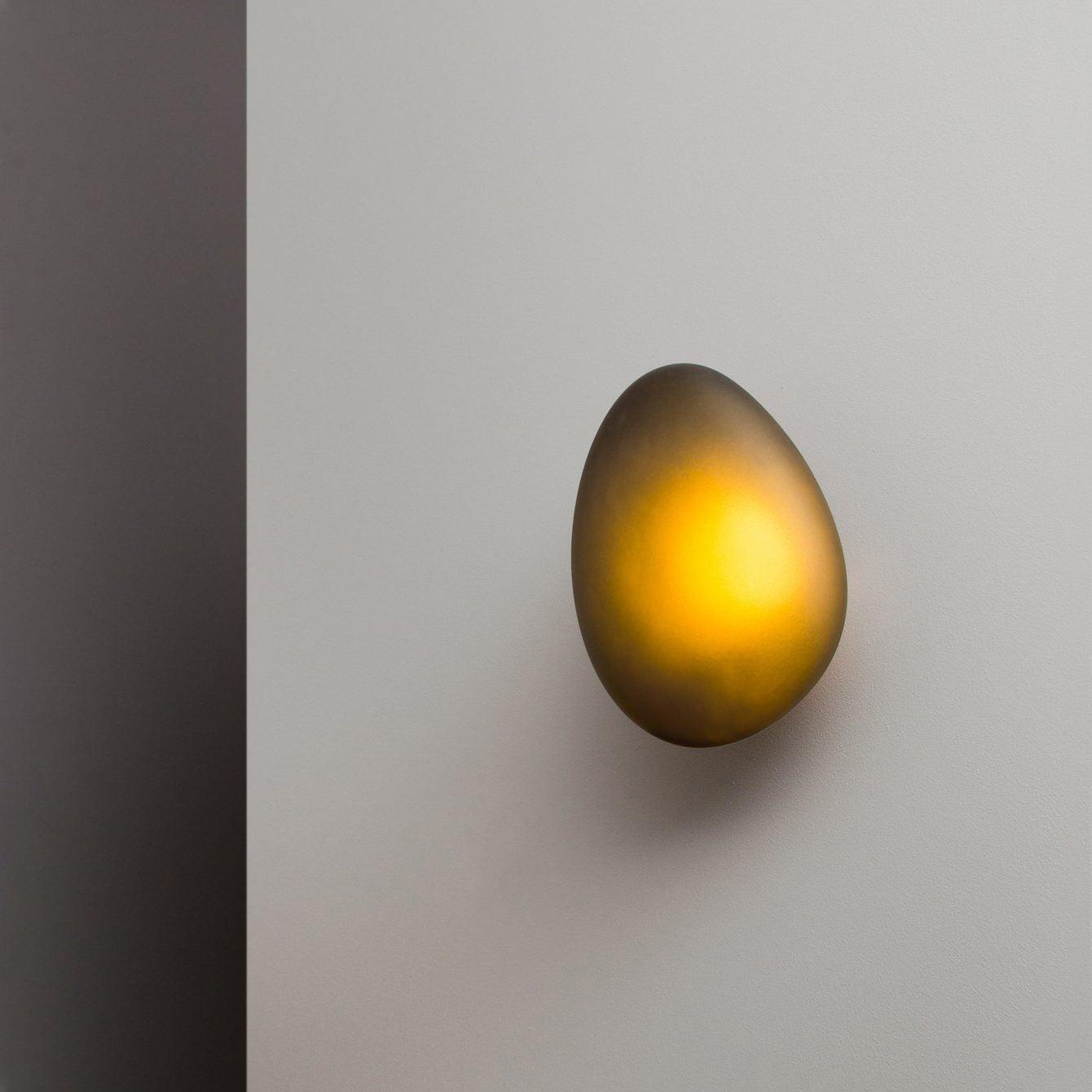 Pebble Glass Wall Lamp 8.6 in LED Indoor Wall Ceiling Light Sculptural Modern Fixture Ambient Lighting | Thomler