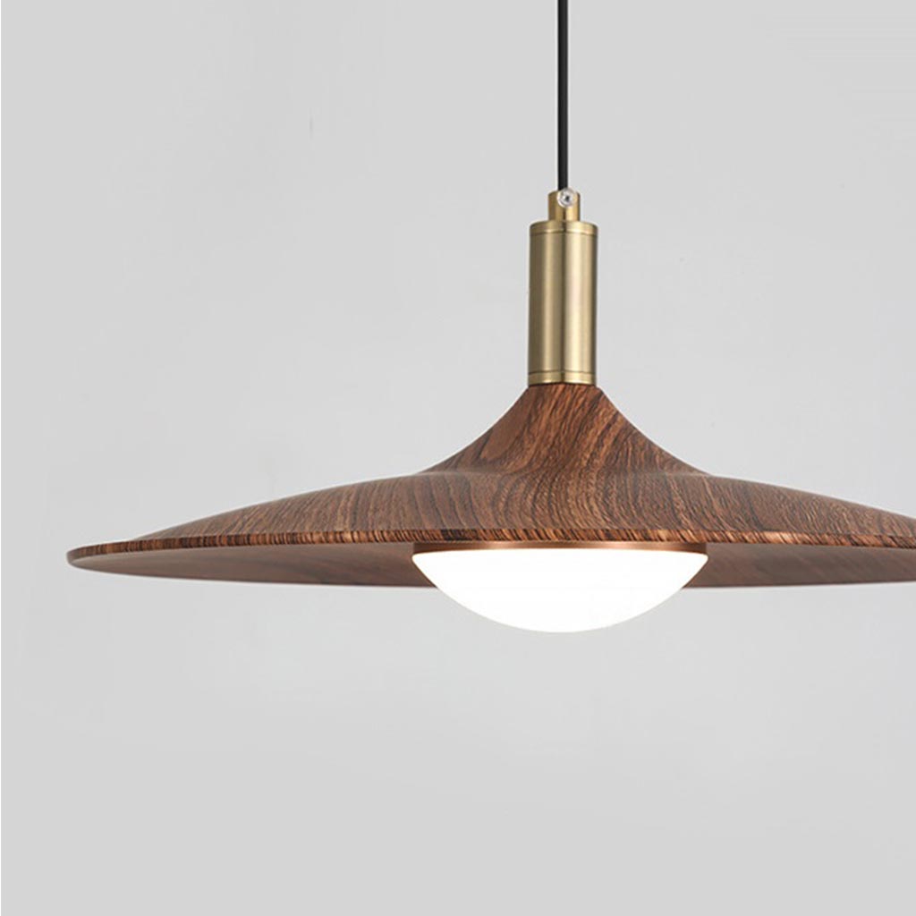 Pendant Light Iron Acrylic 13.8 in Adjustable LED Living Room Dining Room Bedroom Hanging Lamp | Thomler