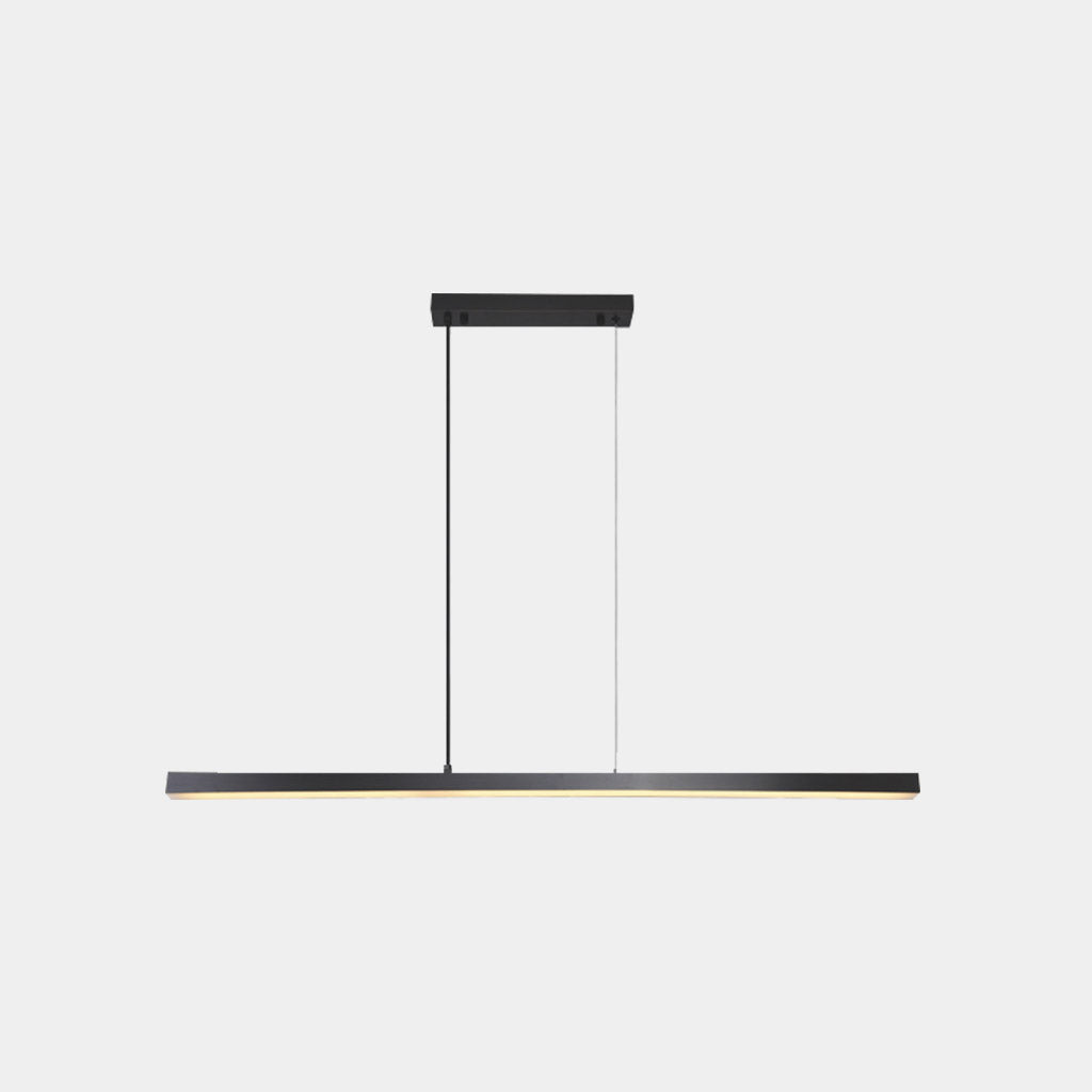 Pendant Light Brass Adjustable 62 in Dimmable LED Dining Room Kitchen Island Linear Ceiling Lamp | Thomler
