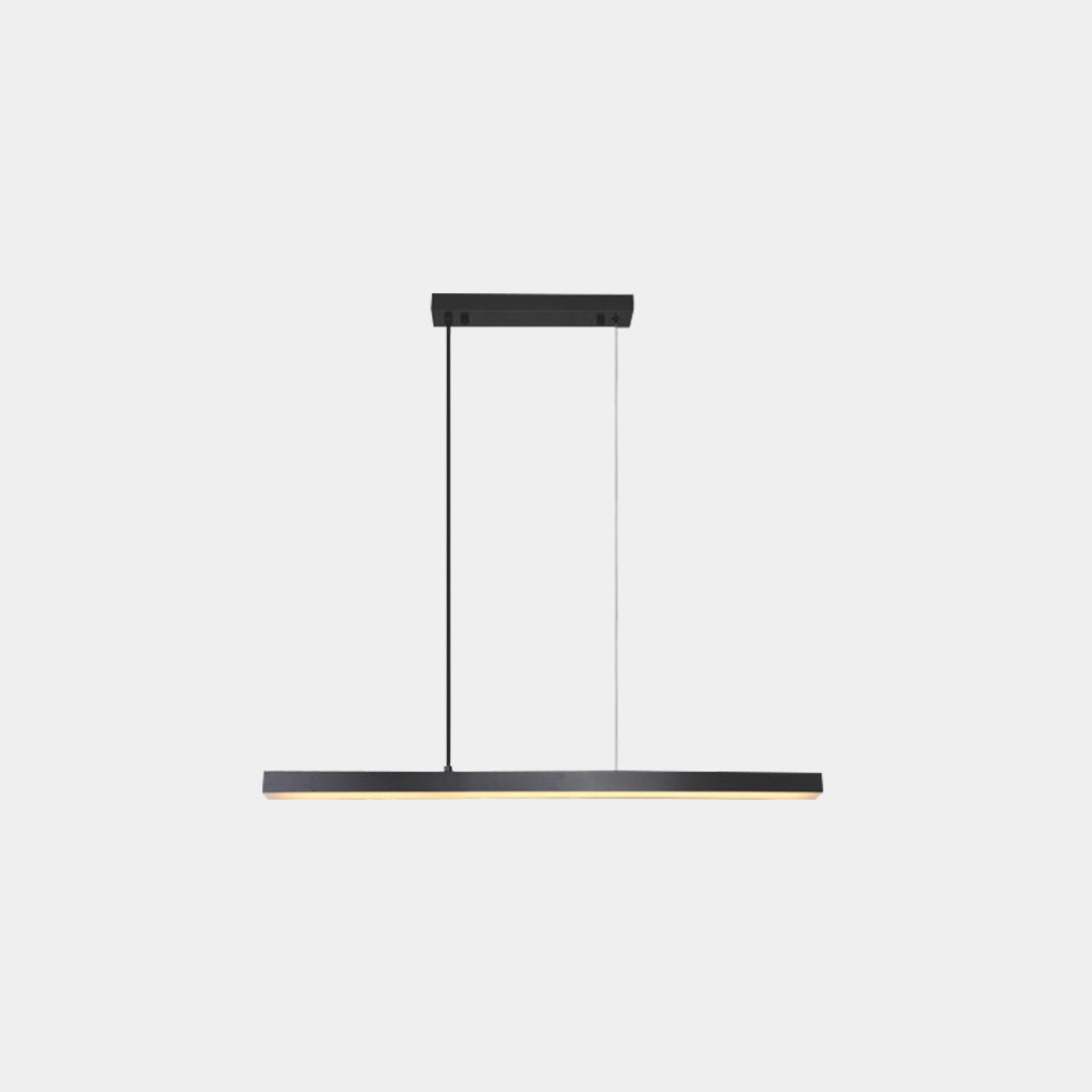 Pendant Light Brass Adjustable 62 in Dimmable LED Dining Room Kitchen Island Linear Ceiling Lamp | Thomler