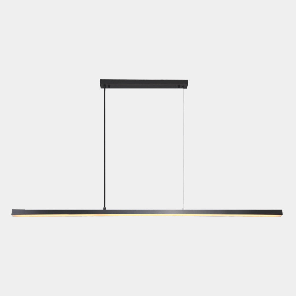 Pendant Light Brass Adjustable 62 in Dimmable LED Dining Room Kitchen Island Linear Ceiling Lamp | Thomler