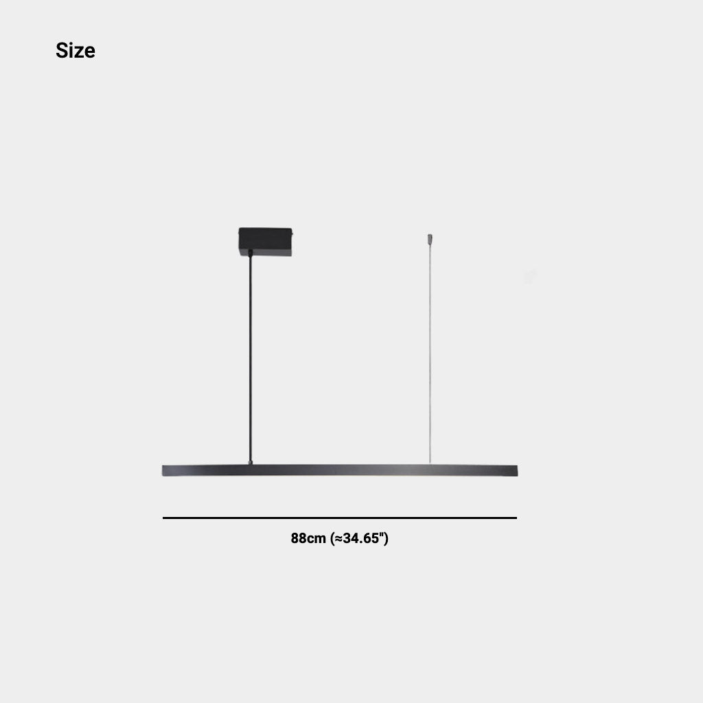 Pendant Light Brass Adjustable 62 in Dimmable LED Dining Room Kitchen Island Linear Ceiling Lamp | Thomler