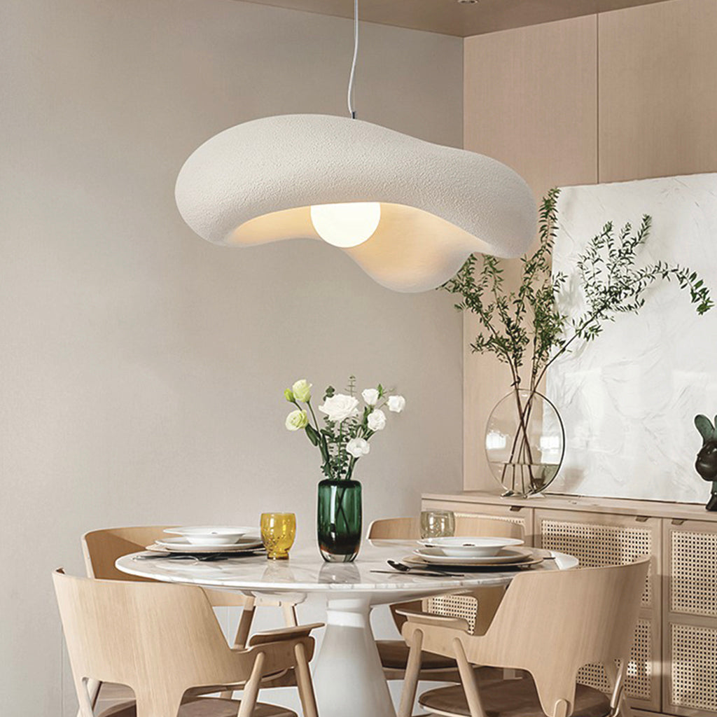 Pendant Light Resin 23.6 in x 9.1 in Adjustable LED Modern Living Room Bedroom Dining Room Hanging Lamp | Thomler