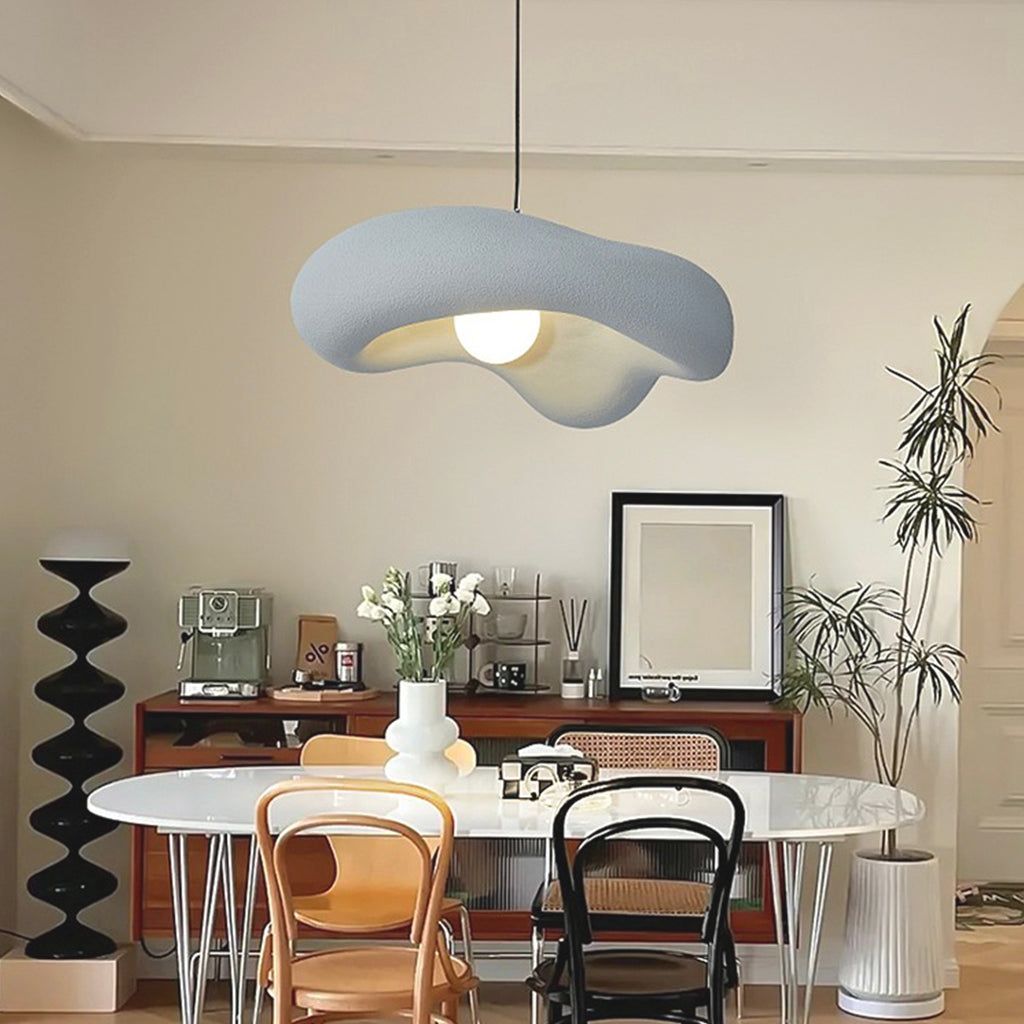 Pendant Light Resin 23.6 in x 9.1 in Adjustable LED Modern Living Room Bedroom Dining Room Hanging Lamp | Thomler