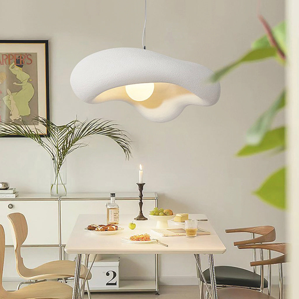 Pendant Light Resin 23.6 in x 9.1 in Adjustable LED Modern Living Room Bedroom Dining Room Hanging Lamp | Thomler