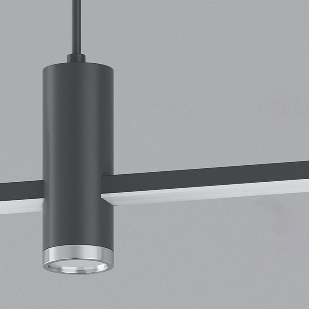 Pendant Light Aluminum Linear LED 31.5 in Adjustable Dining Room Kitchen Island Modern Minimalist Ceiling Lamp | Thomler