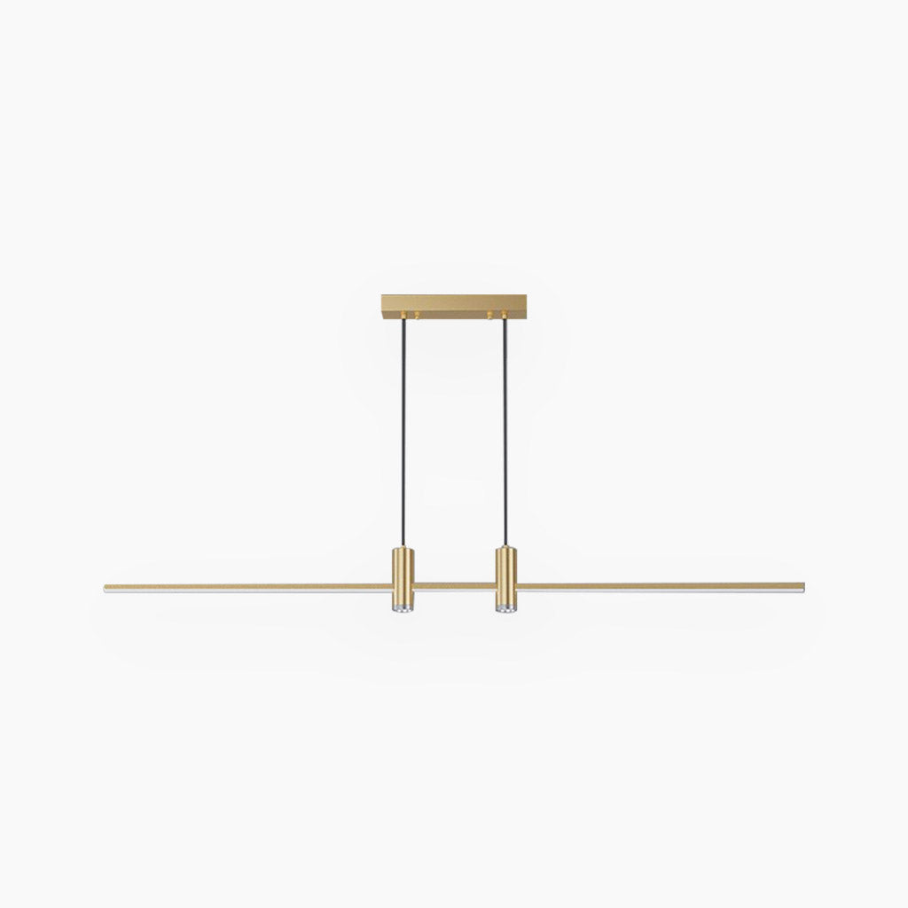 Pendant Light Aluminum Linear LED 31.5 in Adjustable Dining Room Kitchen Island Modern Minimalist Ceiling Lamp | Thomler