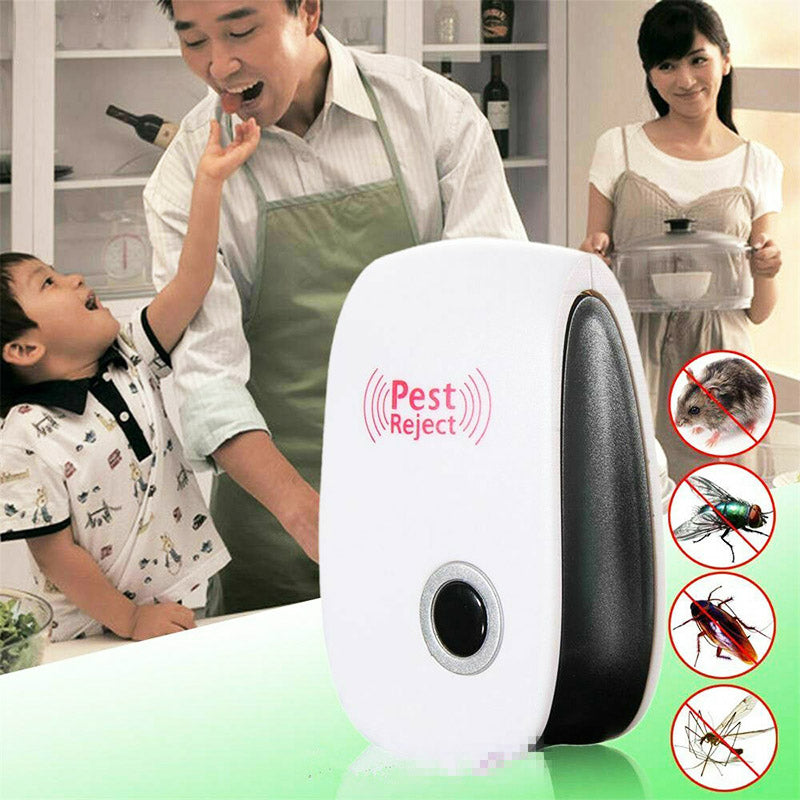 Ultrasonic Pest Repeller Plug-In 2-Pack for Mice Rats Roaches Spiders Bugs Indoor Home Rooms Kitchen Bedroom | Thomler