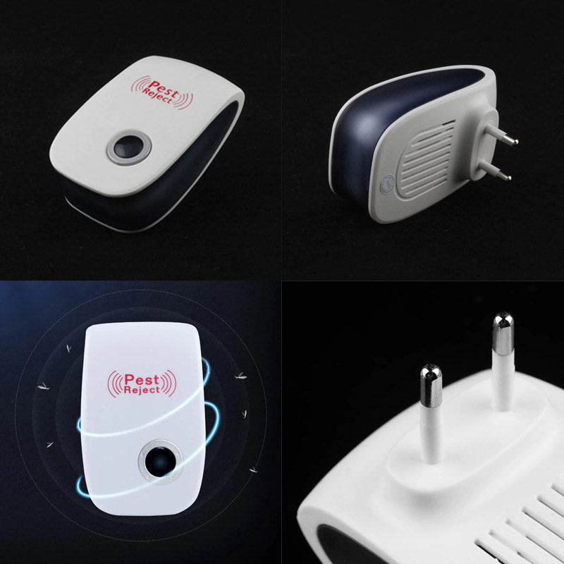 Ultrasonic Pest Repeller Plug-In 2-Pack for Mice Rats Roaches Spiders Bugs Indoor Home Rooms Kitchen Bedroom | Thomler
