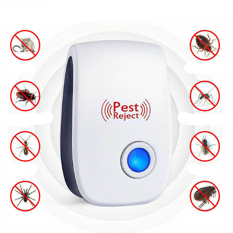Electronic Rodent Repeller Ultrasonic Pest Control Plugin for Mice Rats Insects Safe Chemical-Free Indoor Coverage | Thomler