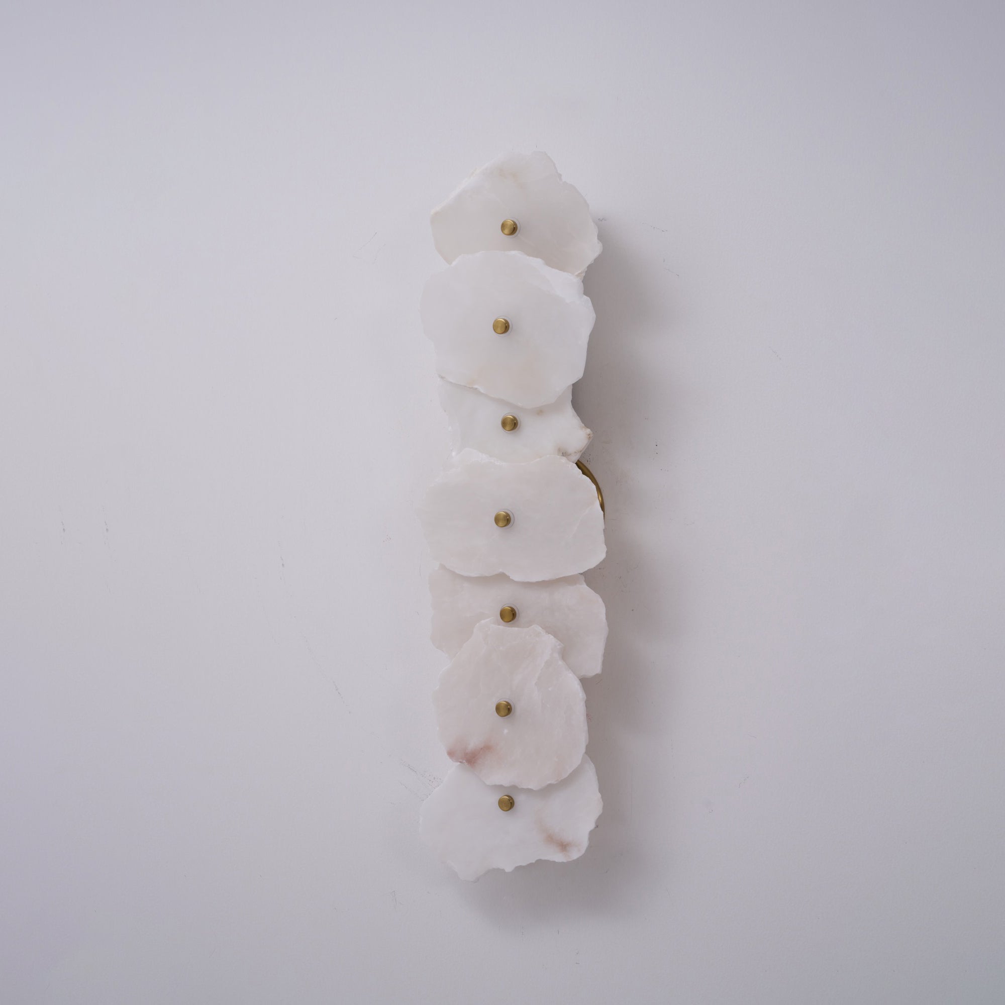 Wall Sconce Metal Alabaster 5.5 in White Indoor Lighting Modern Home Hallway Bedroom Lamp | Thomler