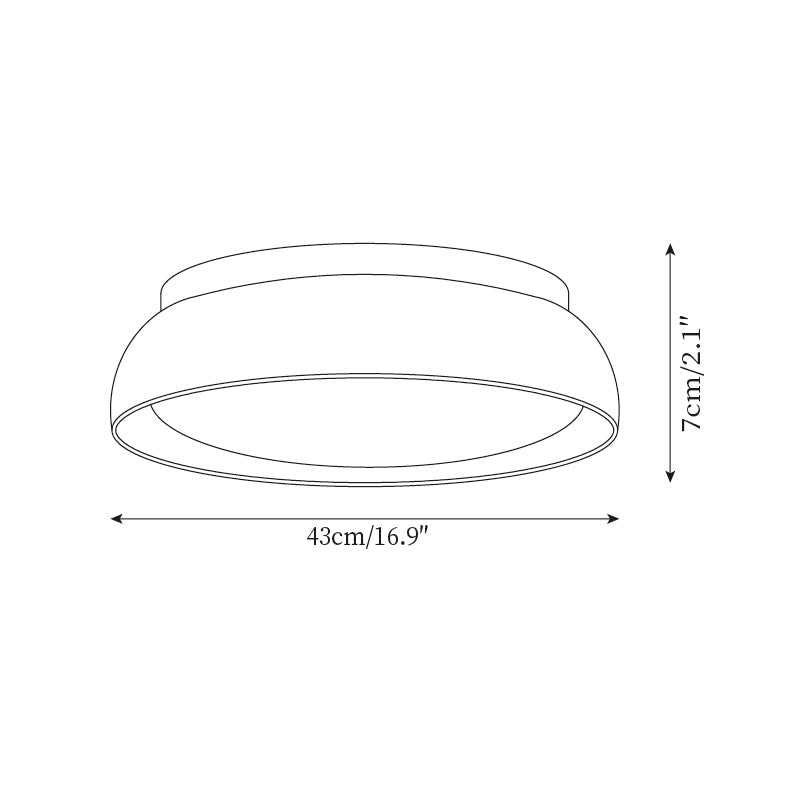 Ceiling Light Travertine Wood LED 3000K Beige Living Room Hallway Bedroom Flush Mount Scandinavian Japandi Lighting | Thomler
