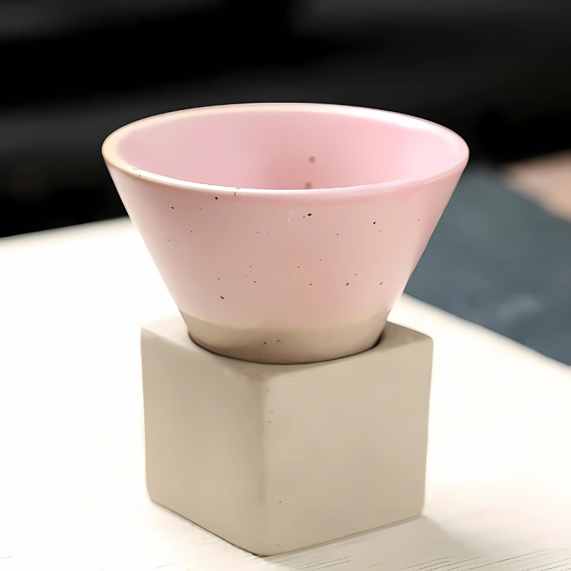 Japanese Ceramic Coffee Cup with Saucer Set – Handcrafted Artisan Glaze Design for Espresso, Tea & Hot Beverages – Heat-Retaining | Thomler