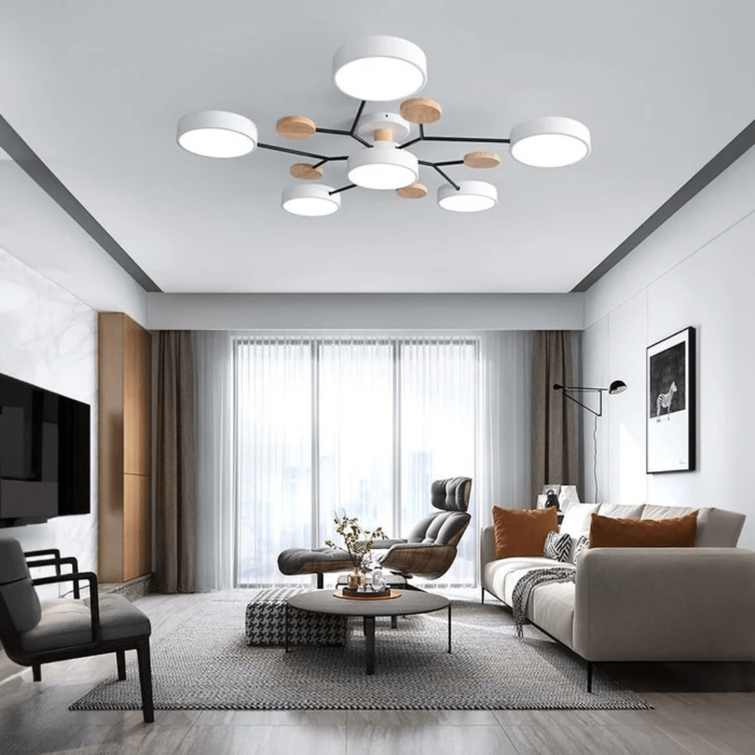 Contemporary Round LED Ceiling Light – Sleek Low-Profile Flush Mount for Living Room & Bedroom | Thomler