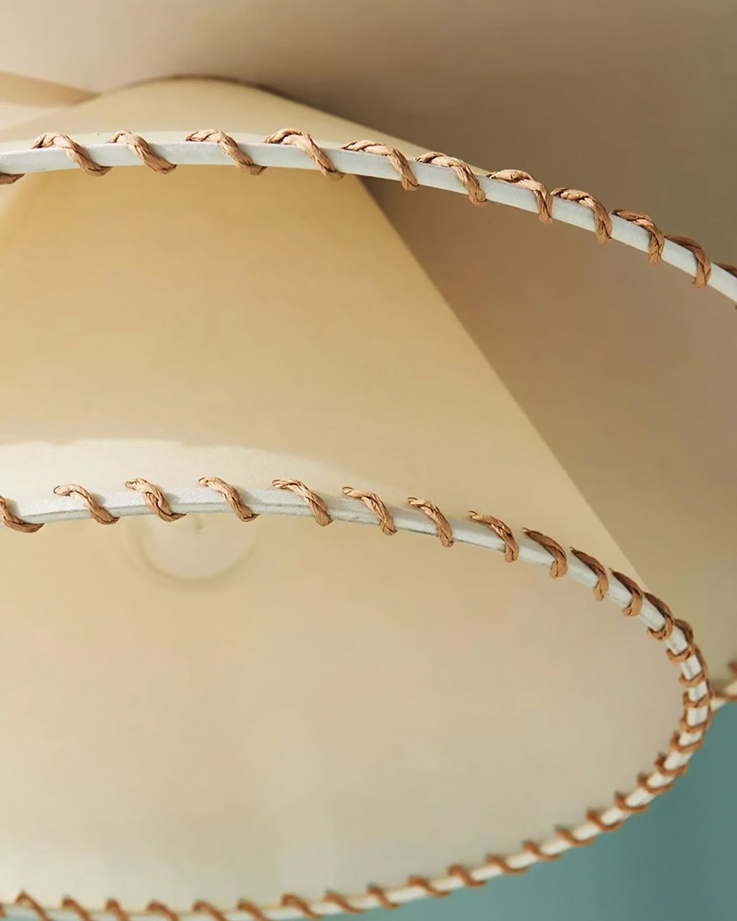 Pendant Lamp Fabric 19.7 in x 9.8 in Brown Indoor Dining Room Kitchen Island Hanging Light | Thomler