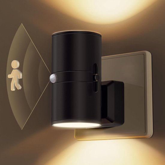 Dimmable LED Night Light Plug-In Wall Lamp for Bedroom Hallway Nursery Outlet Socket Warm White Light Energy Saving | Thomler