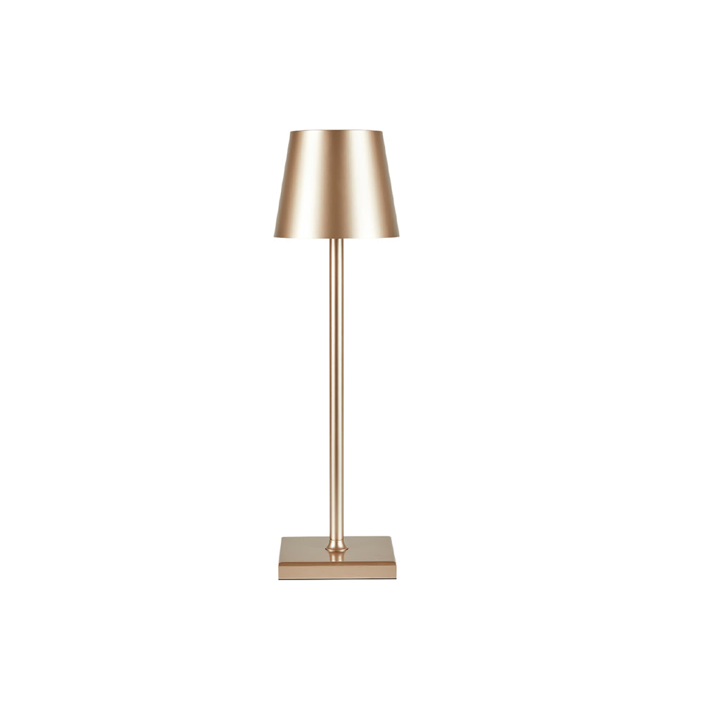 Table Lamp Metal 15 in Portable Indoor Outdoor LED Accent Light Dimmable USB Rechargeable Touch Control | Thomler