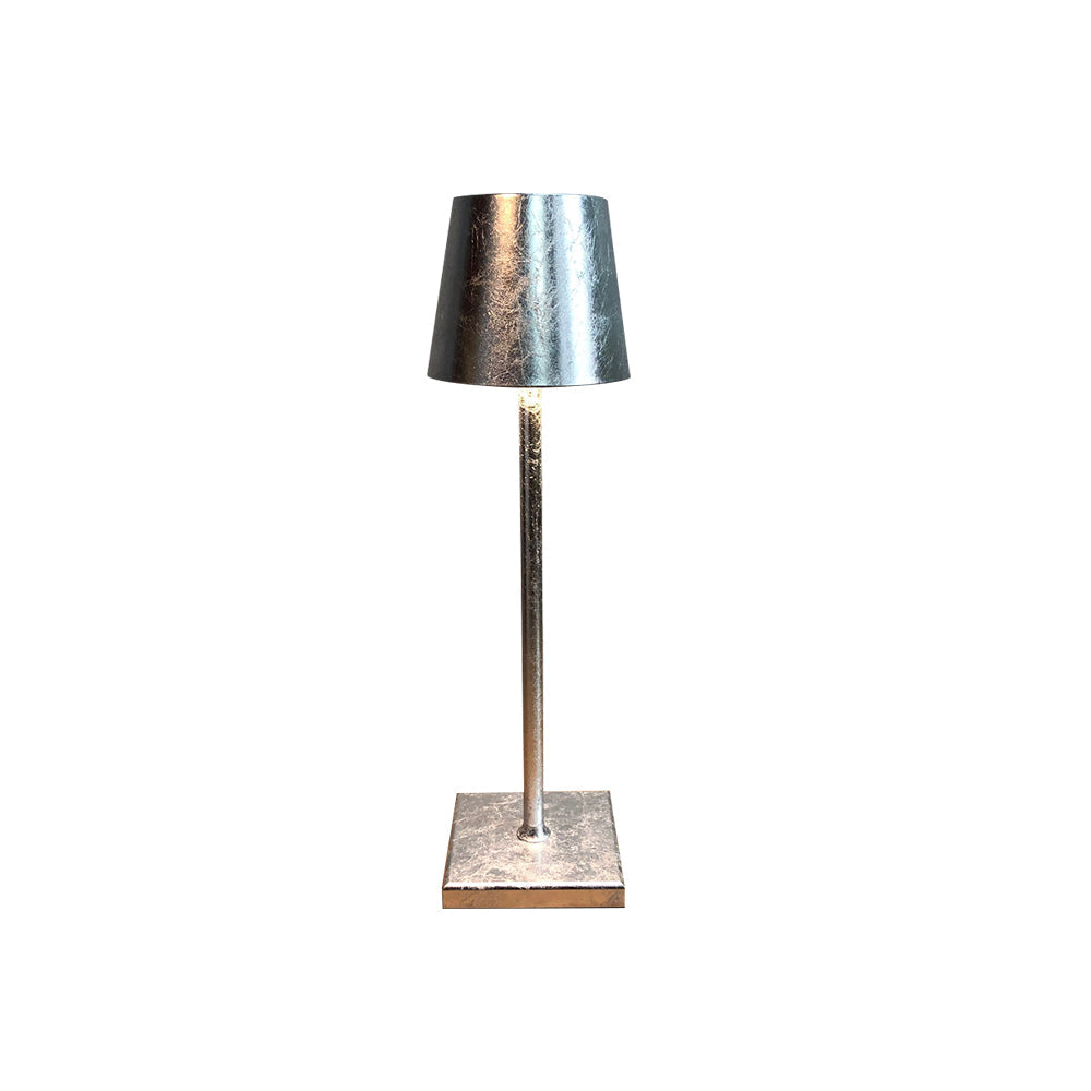 Table Lamp Metal 15 in Portable Indoor Outdoor LED Accent Light Dimmable USB Rechargeable Touch Control | Thomler