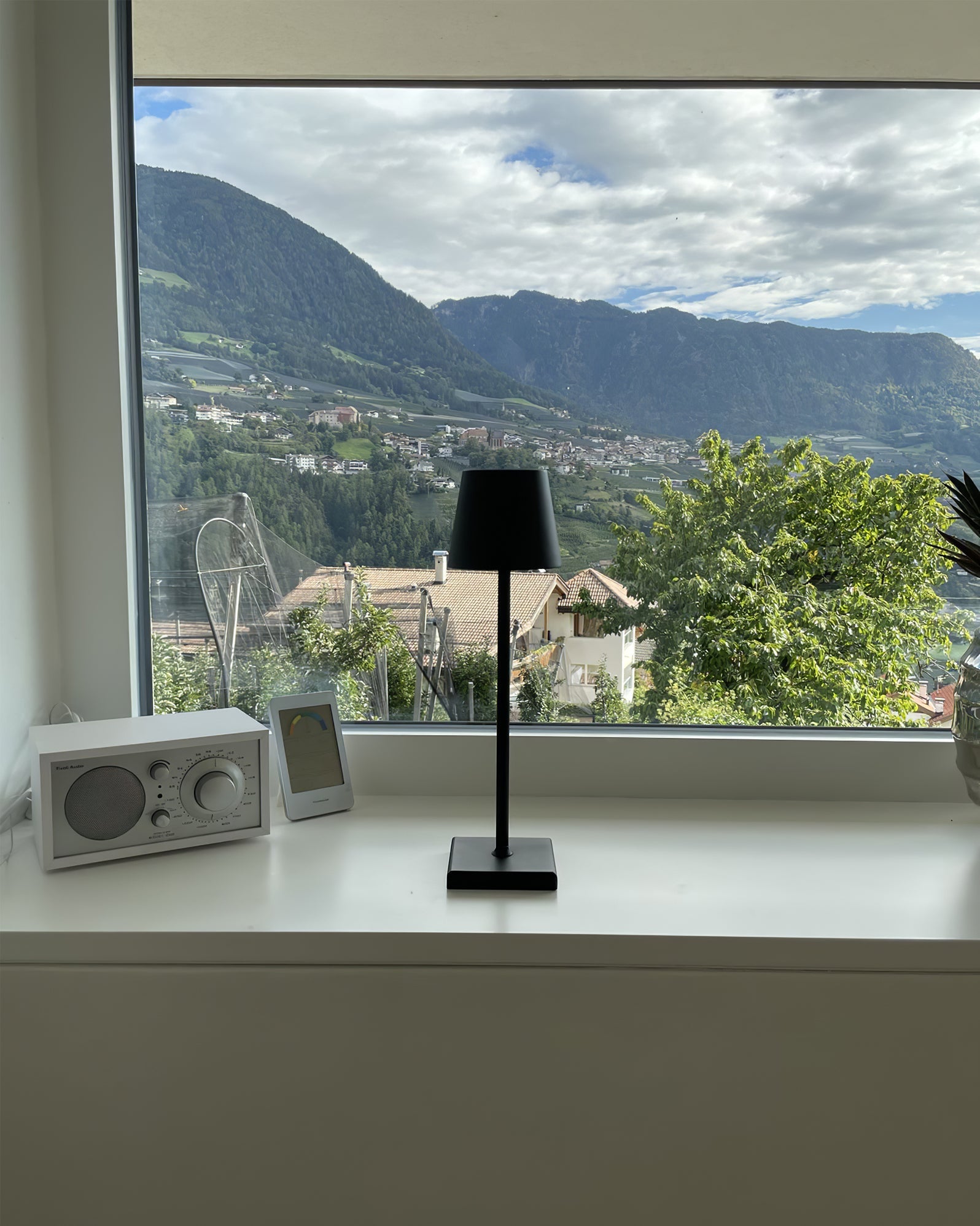 Table Lamp Metal 15 in Portable Indoor Outdoor LED Accent Light Dimmable USB Rechargeable Touch Control | Thomler