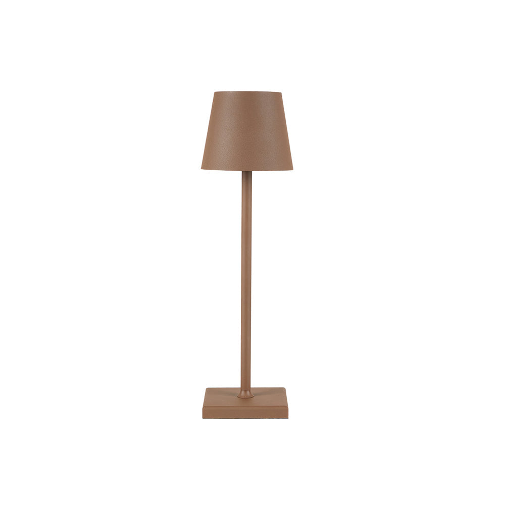 Table Lamp Metal 15 in Portable Indoor Outdoor LED Accent Light Dimmable USB Rechargeable Touch Control | Thomler