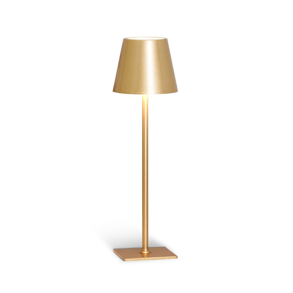 Table Lamp Metal 15 in Portable Indoor Outdoor LED Accent Light Dimmable USB Rechargeable Touch Control | Thomler