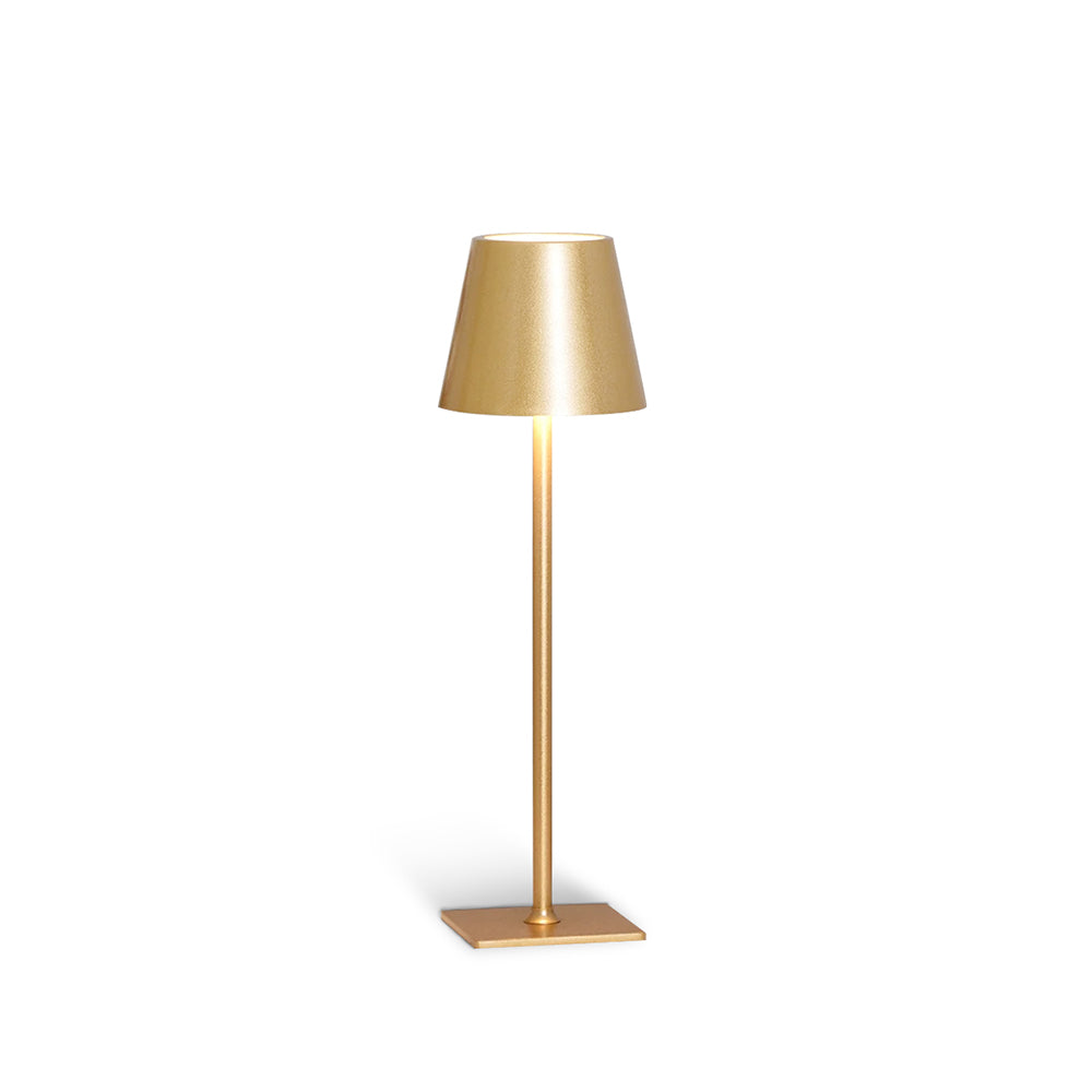 Table Lamp Metal 15 in Portable Indoor Outdoor LED Accent Light Dimmable USB Rechargeable Touch Control | Thomler
