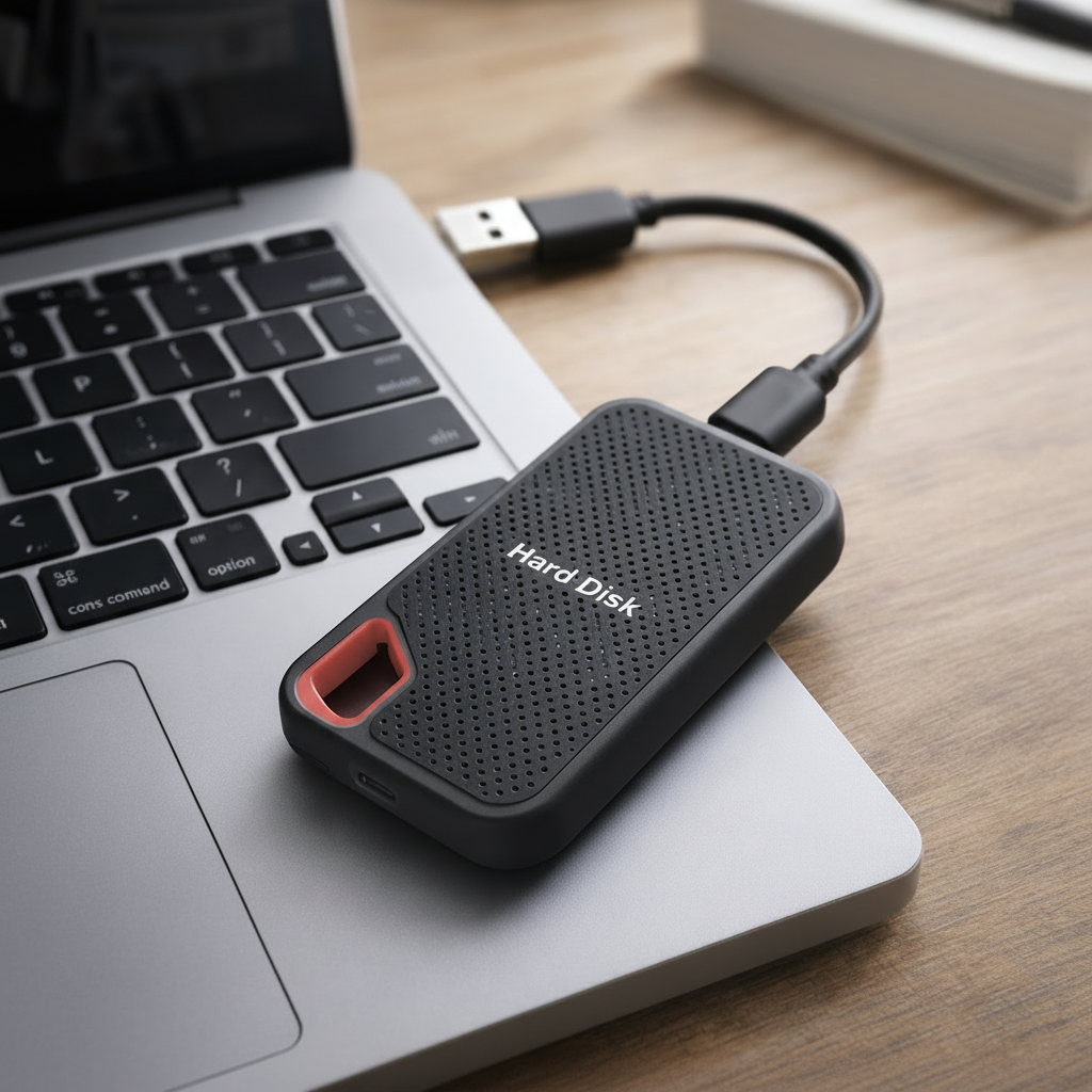 USB-C Solid-State Drive – Aluminum External Storage for Laptops, Gaming & Backup | Shock-Resistant Portable SSD | Thomler