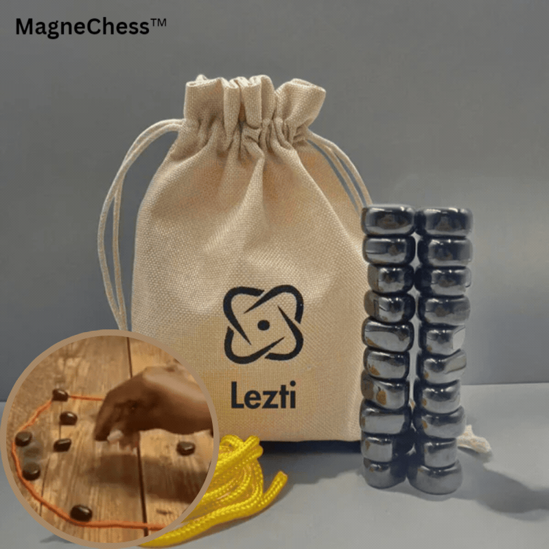 Magnetic Travel Chess Set with Folding Board – Portable Strategy Game for Home, Car & Road Trips | Thomler