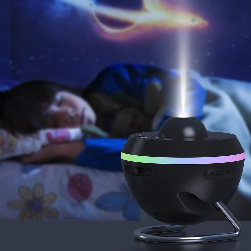 Galaxy Starlight Projector with Remote Control for Bedroom & Living Room | Rotating Nebula Night Sky LED Lamp with Timer & Color Modes | Thomler