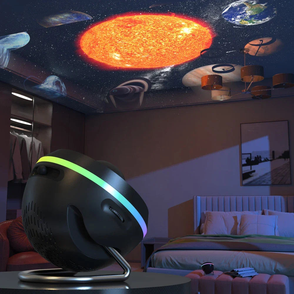 Galaxy Starlight Projector with Remote Control for Bedroom & Living Room | Rotating Nebula Night Sky LED Lamp with Timer & Color Modes | Thomler