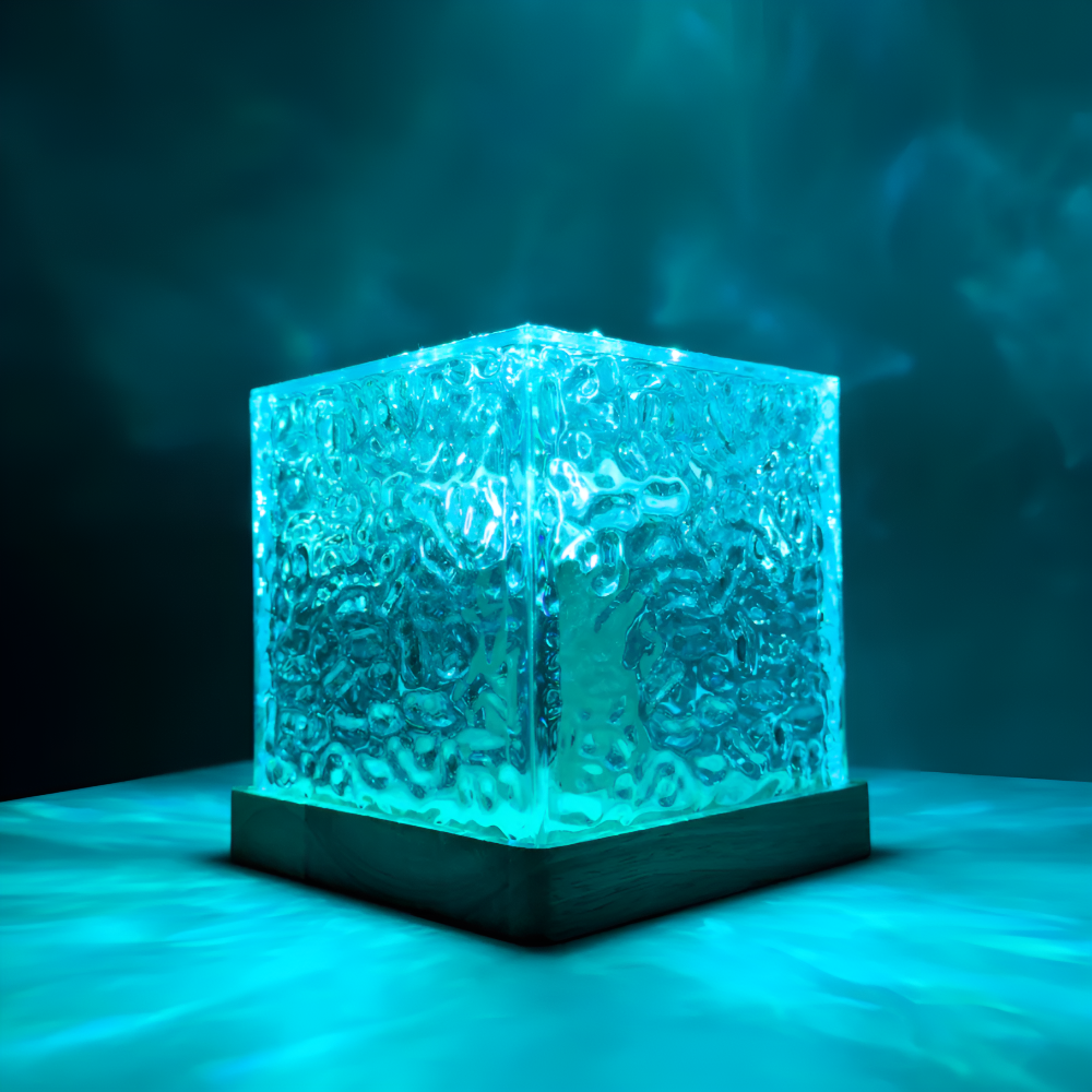 Ambient Light Projector with Remote – 16-Color LED Cube for Living Room & Bedroom Atmosphere | Thomler