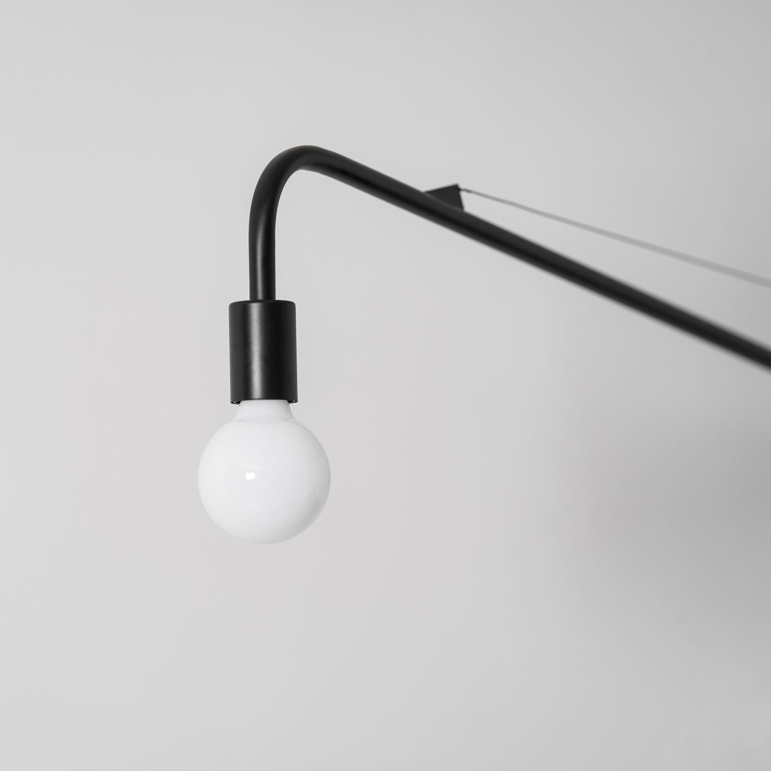 Wall Lamp Iron 43.3 in Adjustable Minimalist Living Room Office Coffee Shop Lighting | Thomler
