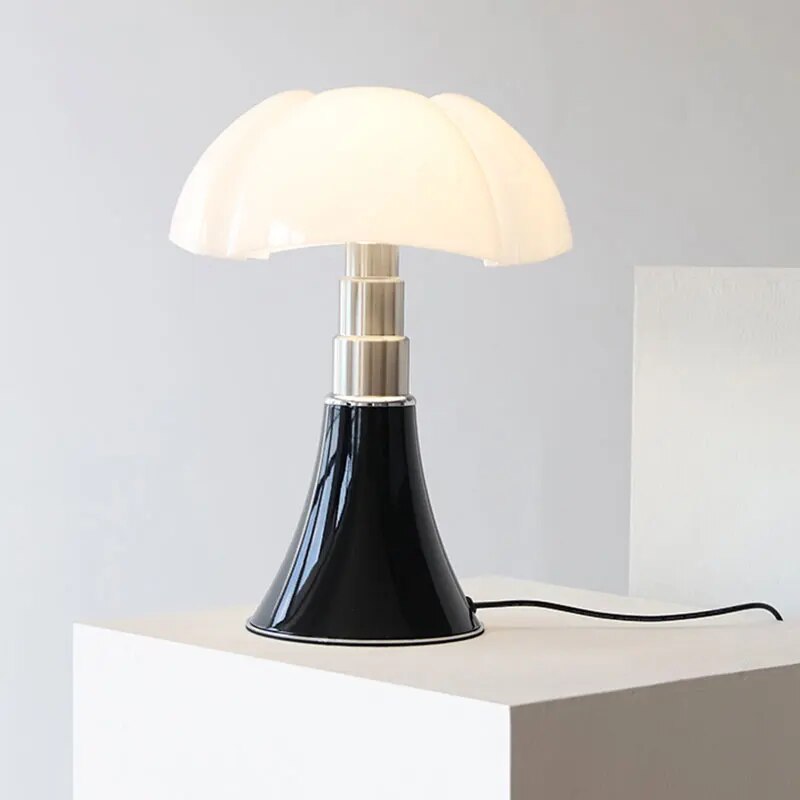 Table Lamp Acrylic LED 49.0 cm Black Bedroom Living Room Dimmable Touch Control Scandinavian Accent Lighting | Thomler