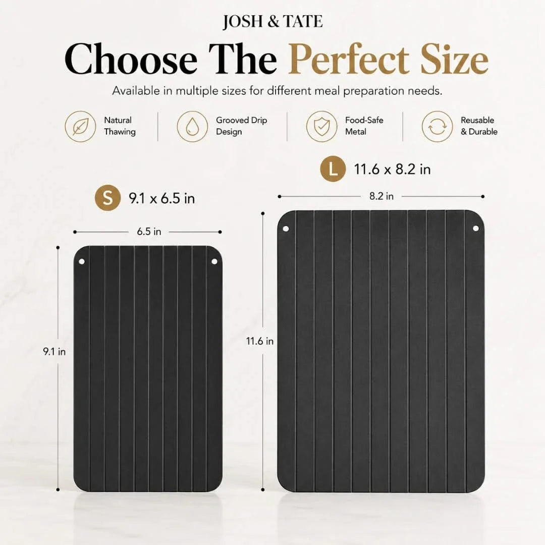 Aluminum Thawing Plate for Faster Meat Defrosting – No Electricity Required | Thomler