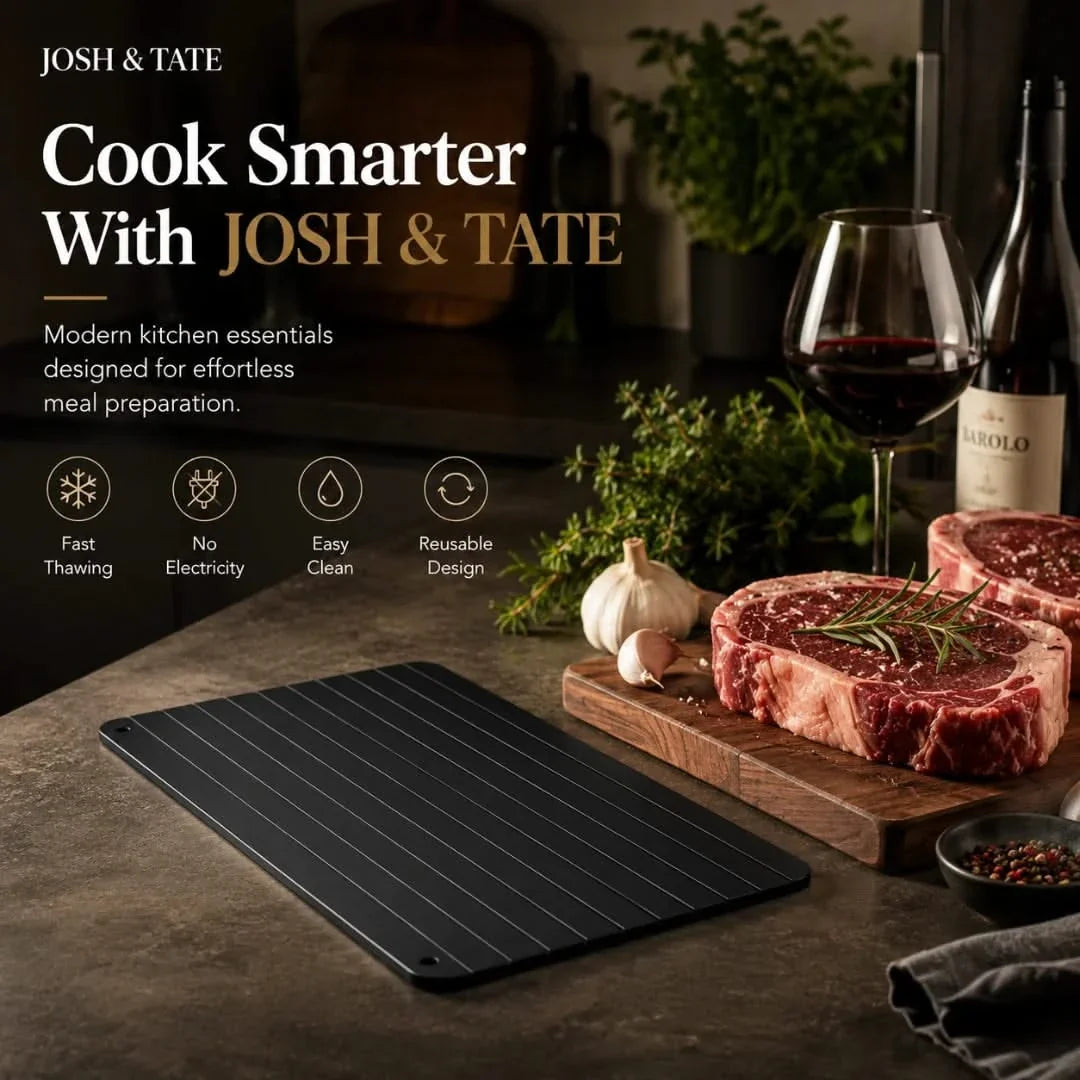 Aluminum Thawing Plate for Faster Meat Defrosting – No Electricity Required | Thomler