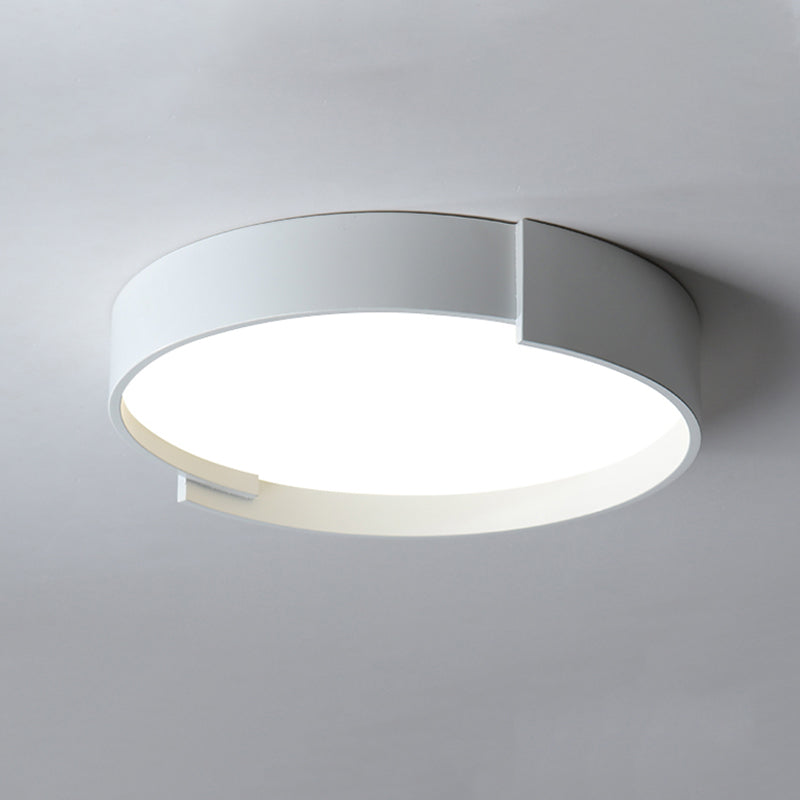 Contemporary Dual-Ring Flush Mount LED Ceiling Fixture for Dining Room & Entryway | Thomler