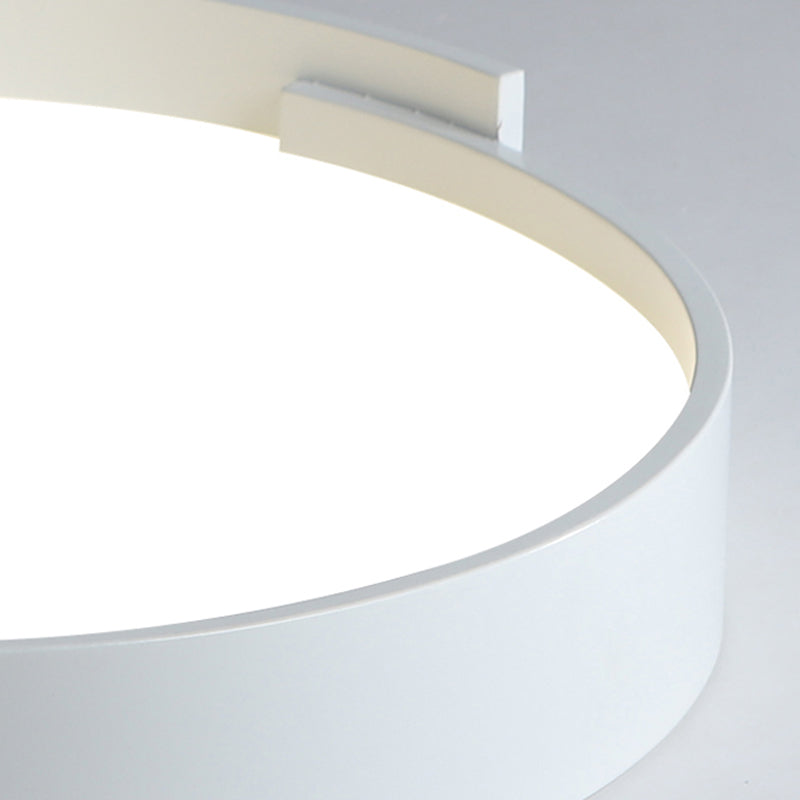 Contemporary Dual-Ring Flush Mount LED Ceiling Fixture for Dining Room & Entryway | Thomler
