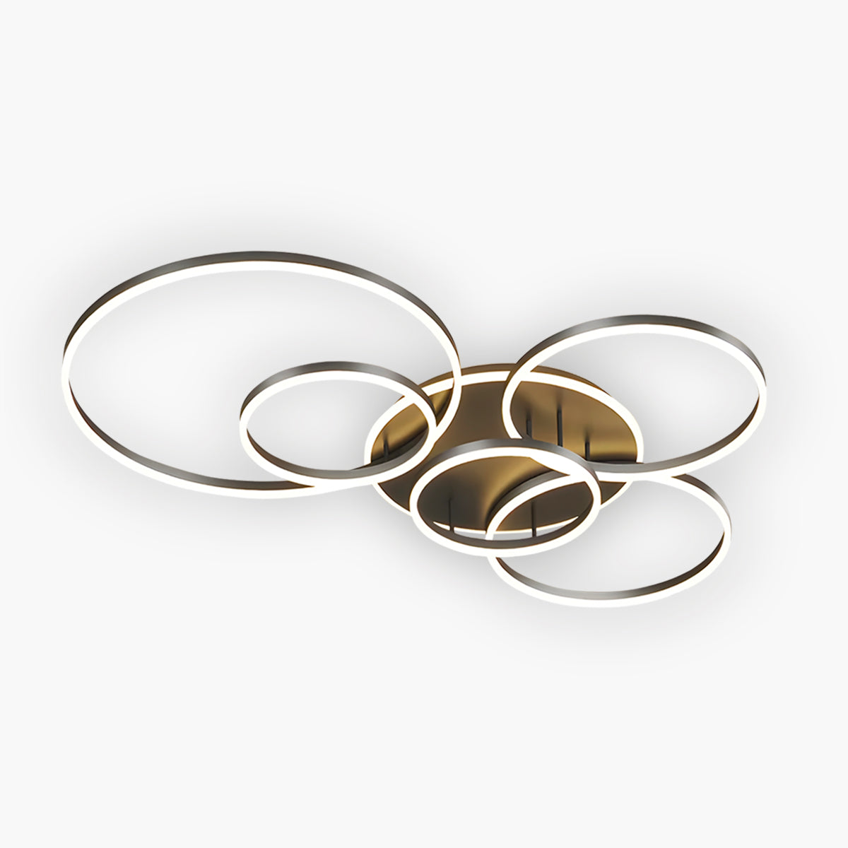 Ceiling Light Aluminium LED 115.0 cm Modern Living Room Bedroom Minimalist Ring Design | Thomler
