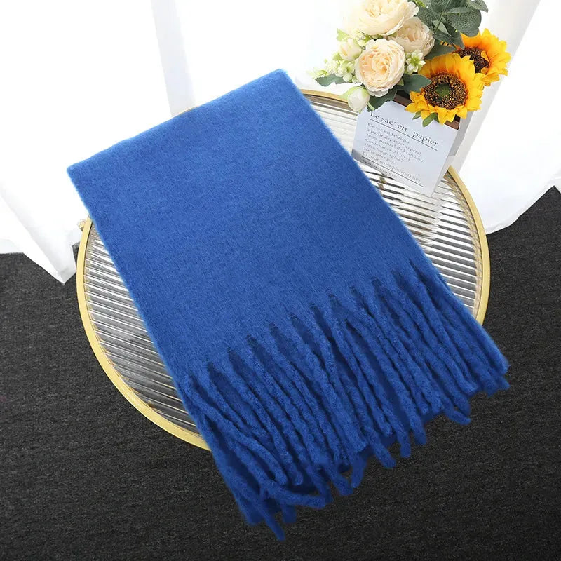 Premium Cashmere Winter Scarf – Ultra-Soft Oversized Wrap for Women, 10 Colors, 94 Inch Length | Thomler