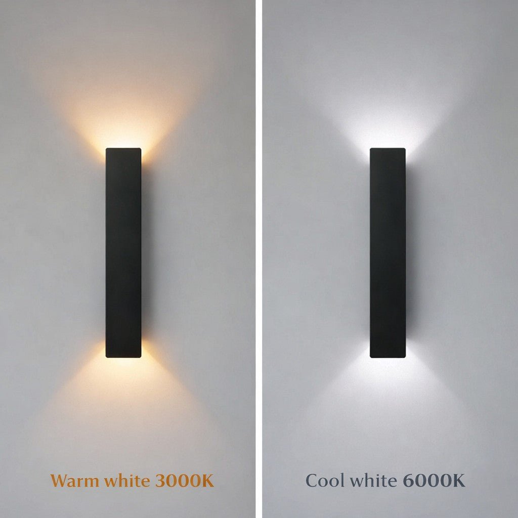 Outdoor LED Wall Sconce Aluminum Weatherproof Up Down Light for Patio Garden Entryway Modern Waterproof Exterior Fixture 2W-24W | Thomler