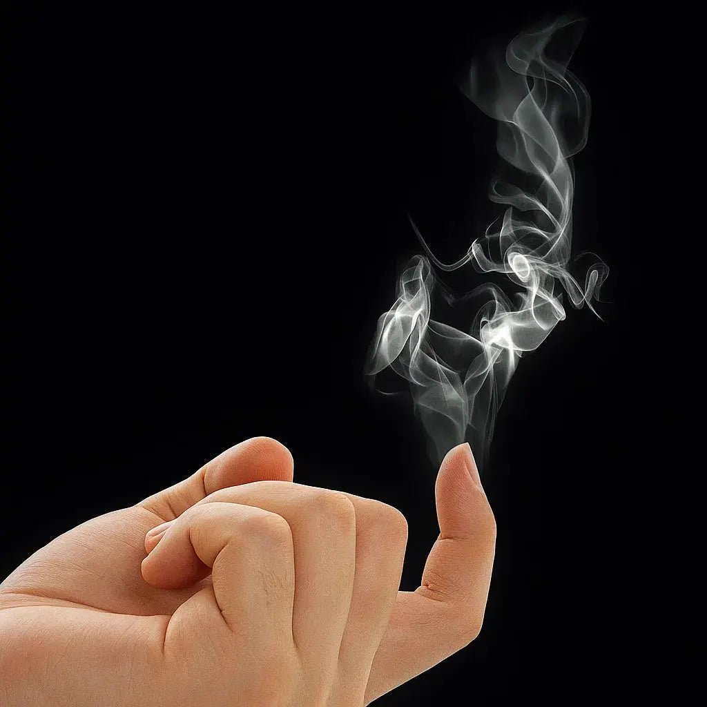 Smoke Effect Paper 8.0 cm x 6.0 cm Magic Tricks Stage Performances Video Content Finger Smoke Illusion Set | Thomler