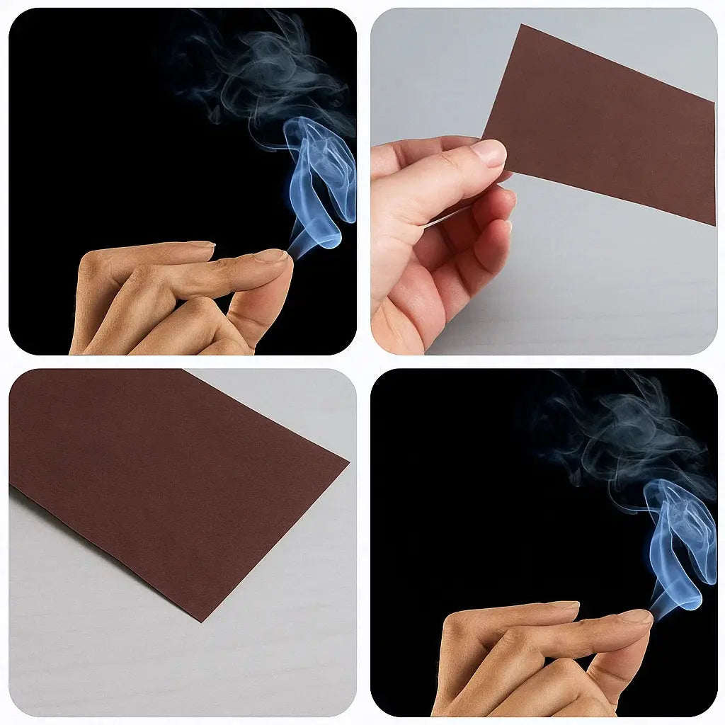 Smoke Effect Paper 8.0 cm x 6.0 cm Magic Tricks Stage Performances Video Content Finger Smoke Illusion Set | Thomler