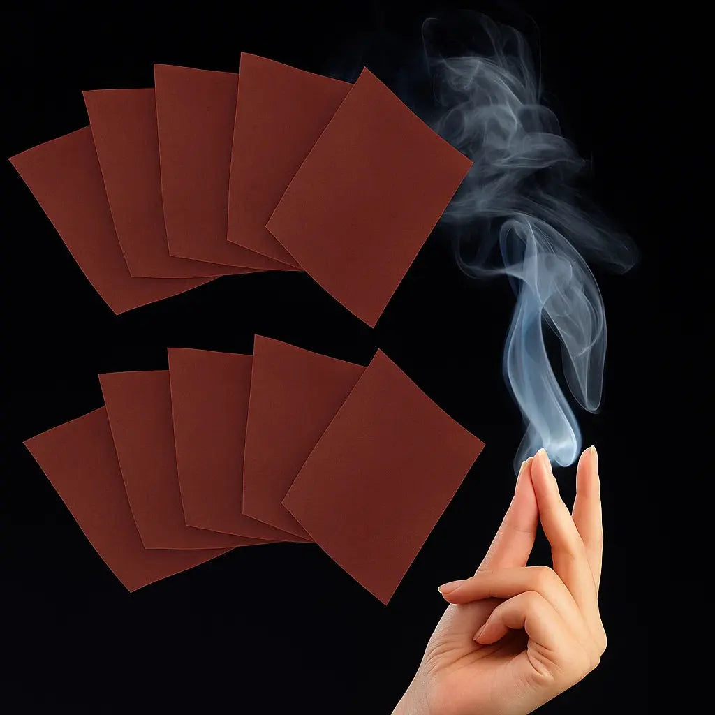 Smoke Effect Paper 8.0 cm x 6.0 cm Magic Tricks Stage Performances Video Content Finger Smoke Illusion Set | Thomler