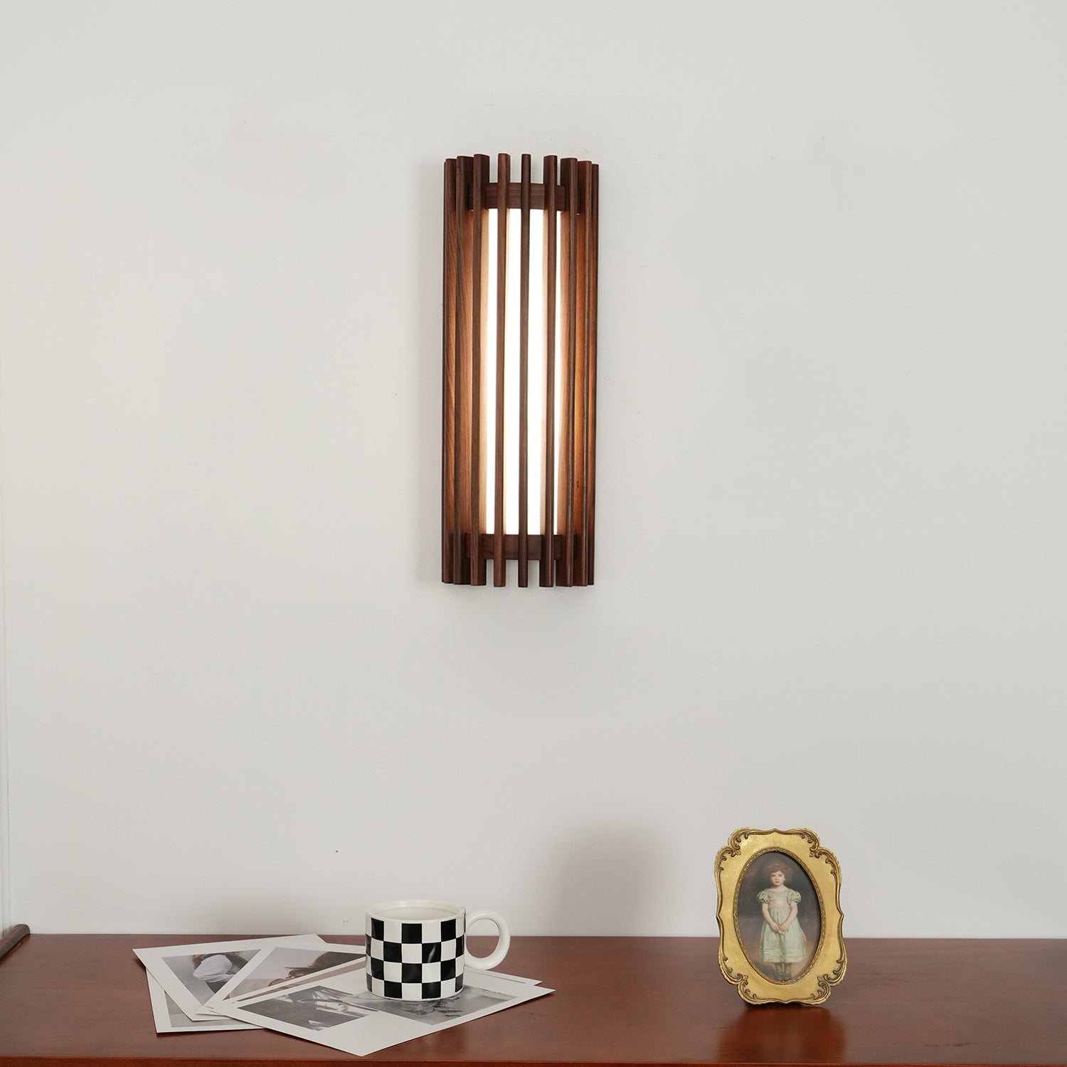 Wall Lamp Wood Acrylic 10W Warm Light Indoor Bedroom Living Room Decorative Sconce Lighting Fixture | Thomler