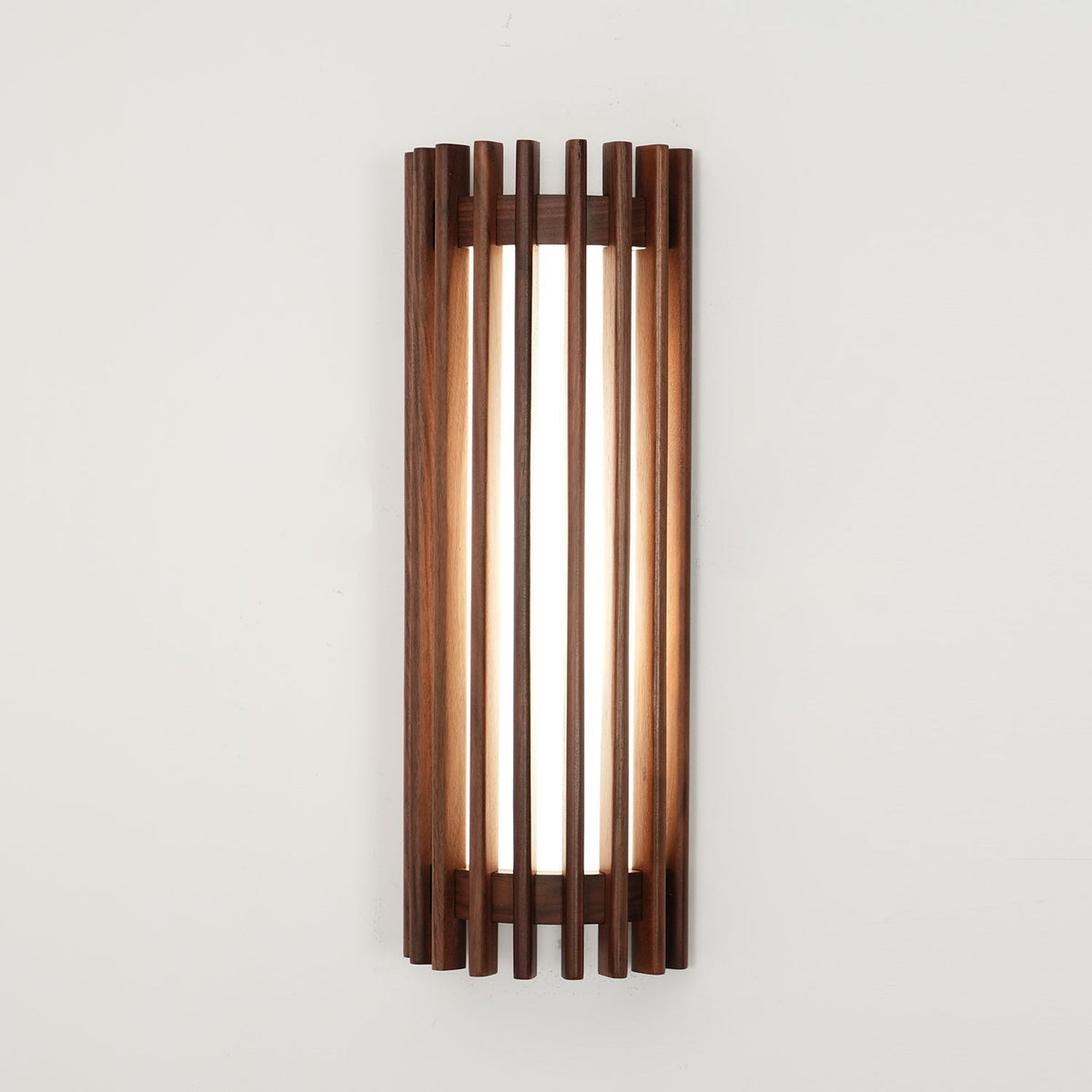 Hardwired Wood Wall Sconce with Acrylic Shade for Living Room, Bedroom & Dining Room – Modern Indoor Lighting Fixture | Thomler