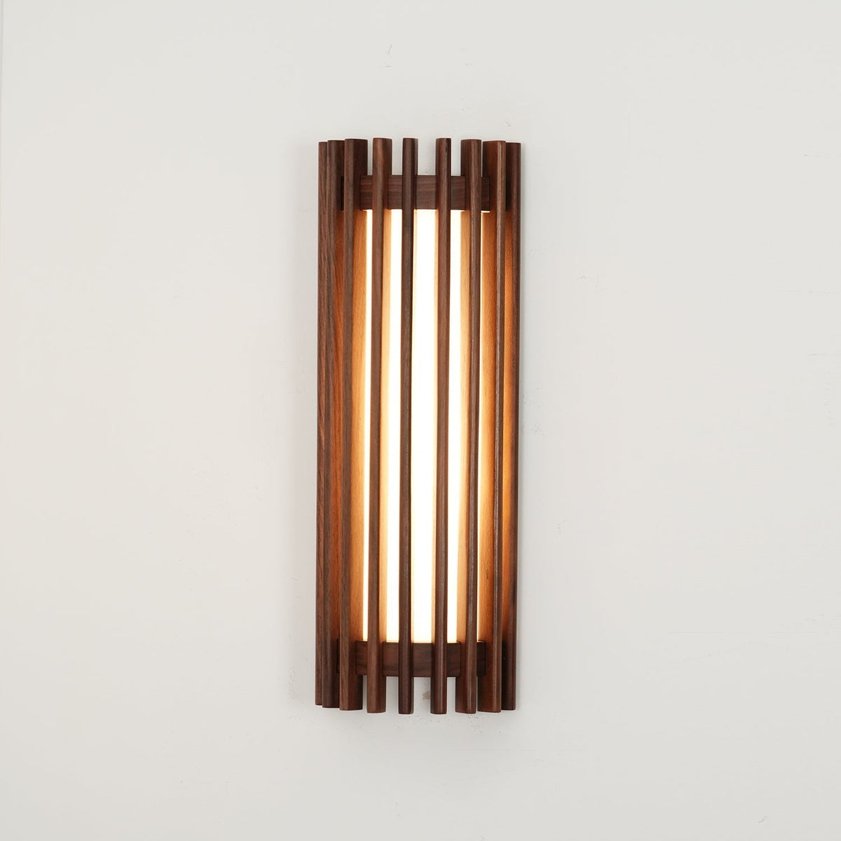 Hardwired Wood Wall Sconce with Acrylic Shade for Living Room, Bedroom & Dining Room – Modern Indoor Lighting Fixture | Thomler