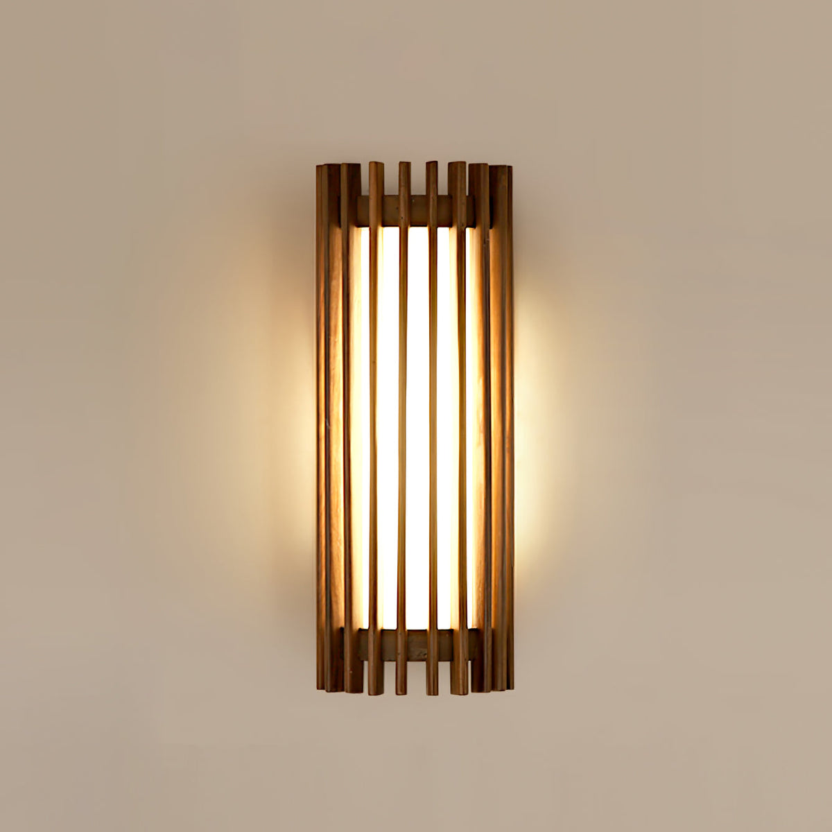 Hardwired Wood Wall Sconce with Acrylic Shade for Living Room, Bedroom & Dining Room – Modern Indoor Lighting Fixture | Thomler