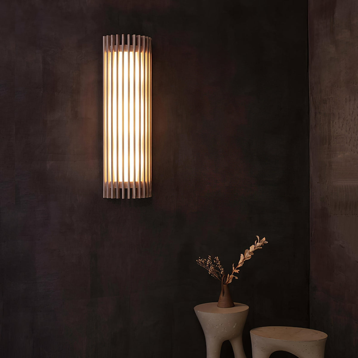 Hardwired Wood Wall Sconce with Acrylic Shade for Living Room, Bedroom & Dining Room – Modern Indoor Lighting Fixture | Thomler